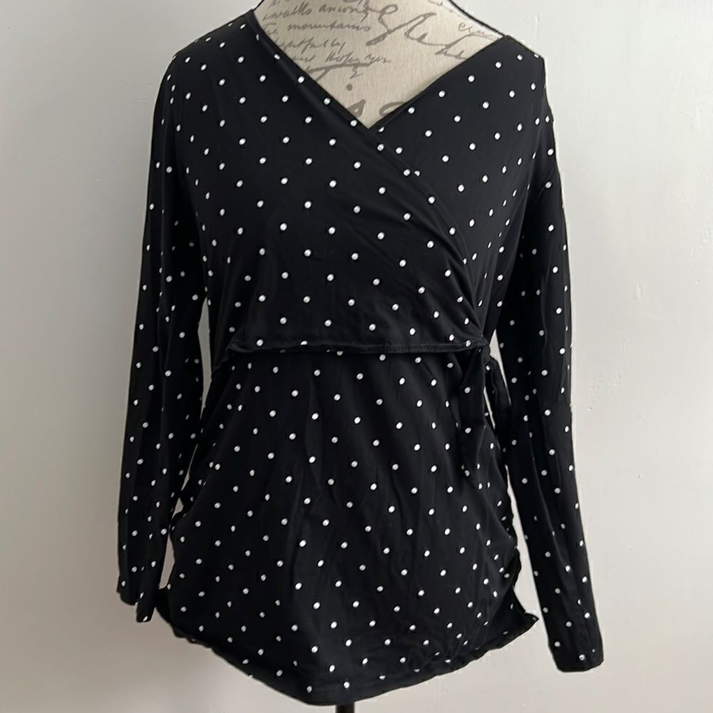 Maternity Wrap Top 
